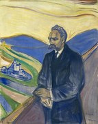 Friedrich Nietzsche by Edvard Munch (Thielska Galleriet) - 1906 painting