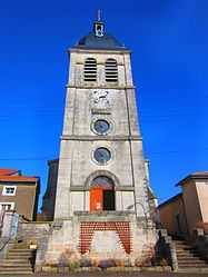 The church in Mandres-aux-Quatre-Tours