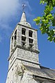 Fouesnant : l'église paroissiale Saint-Pierre-et_Saint-Paul, vue extérieure, le clocher