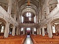 Intérieur de l'église St-Vital de Lambton vers l'arrière.