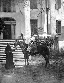 Ellen Call Long and Unknown Woman in Front of Grove, ca. 1880 Ellen Call Long.jpg