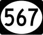 Puerto Rico Tertiary Highway 567 marker