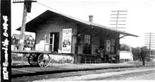 1916 valuation image of Elmwood railroad station Elmwood station, August 1916.jpg