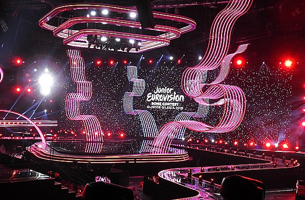 The stage of the Junior Eurovision Song Contest 2019