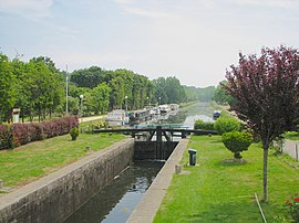 Schleuse am Canal d'Ille-et-Rance