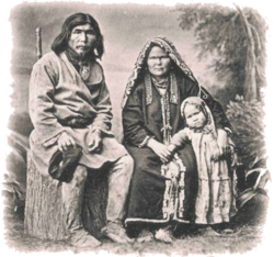 Семейство манси през 1901 г.