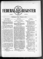 Thumbnail for File:Federal Register 1943-02-12- Vol 8 Iss 30 (IA sim federal-register-find 1943-02-12 8 30).pdf