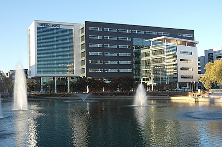 Ferguson Enterprises' new corporate headquarters in City Center at Oyster Point