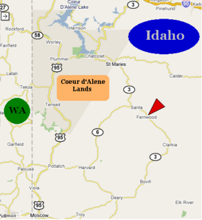 Fernwood, Idaho Unincorporated community in the state of Idaho, United States