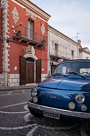 Fiat 500, Corso Vittoria Emanuele, Tolve, Italy