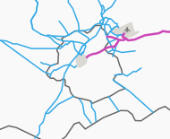 Tijdelijk traject in Brussel (2021) Eindigt in Sint-Joost-ten-Node