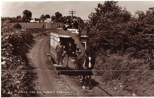 The Fintona horse tram circa 1930