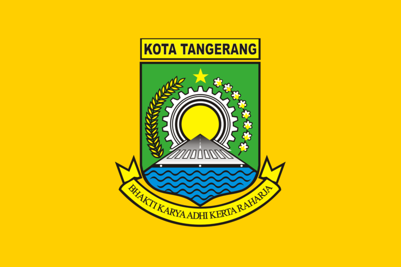 File:Flag of Tangerang City.png
