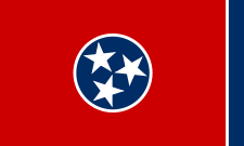 Flagge von Tennessee