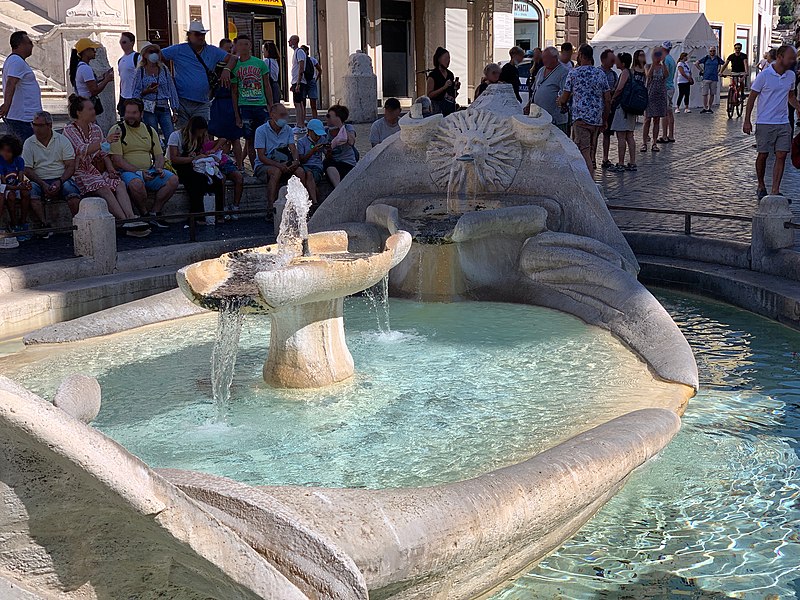 File:Fontaine Barcaccia - Rome (IT62) - 2021-08-29 - 4.jpg