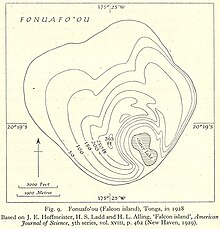 Carte de Fonuafo'ou en 1928.