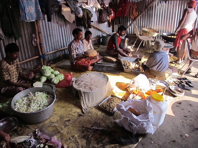 File:Food Preparation - Gangasagar Fair Transit Camp - Kolkata 2012-01-14 0744.JPG