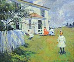 Frank W. Benson, The Benson Family at Wooster Farm, North Haven, Maine, 1901.jpg
