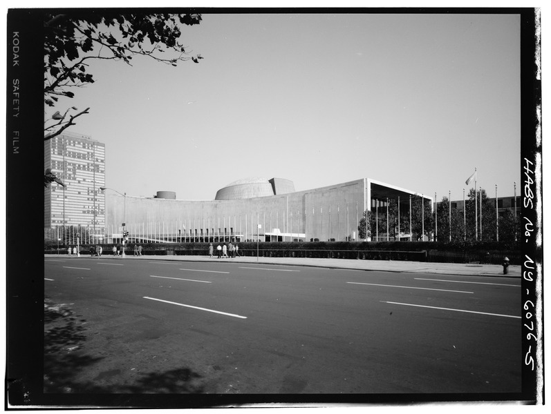 File:GENERAL ASSEMBLY BUILDING - United Nations Headquarters, United Nations Plaza, New York, New York County, NY HABS NY,31-NEYO,151-5.tif