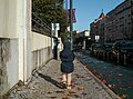 Image 52Gabriel walking down Manuel da Maia Avenue, Lisbon, Portugal
