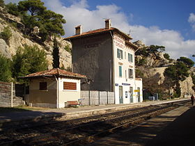 A Gare de La Redonne-Ensuès cikk szemléltető képe