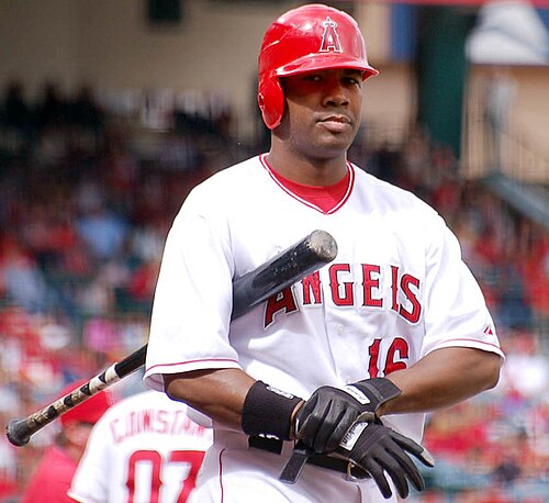 Anderson with the Angels in 2007