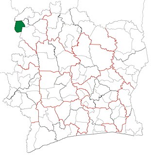 <span class="mw-page-title-main">Gbéléban Department</span> Department in Denguélé, Ivory Coast