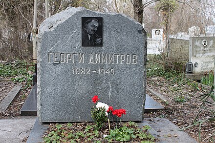 Dimitrov's grave in Sofia