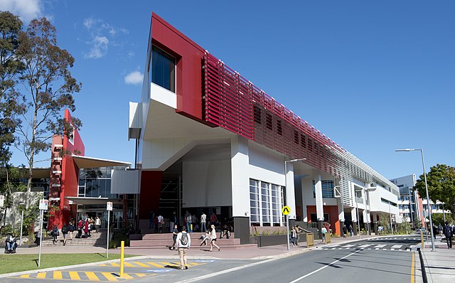 Library at the Griffith University Gold Coast campus.
