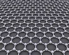 Graphene is an atomic-scale hexagonal lattice made of carbon atoms. Graphen.jpg