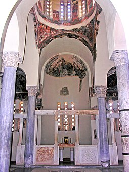 Interior of the Church of the Holy Apostles.