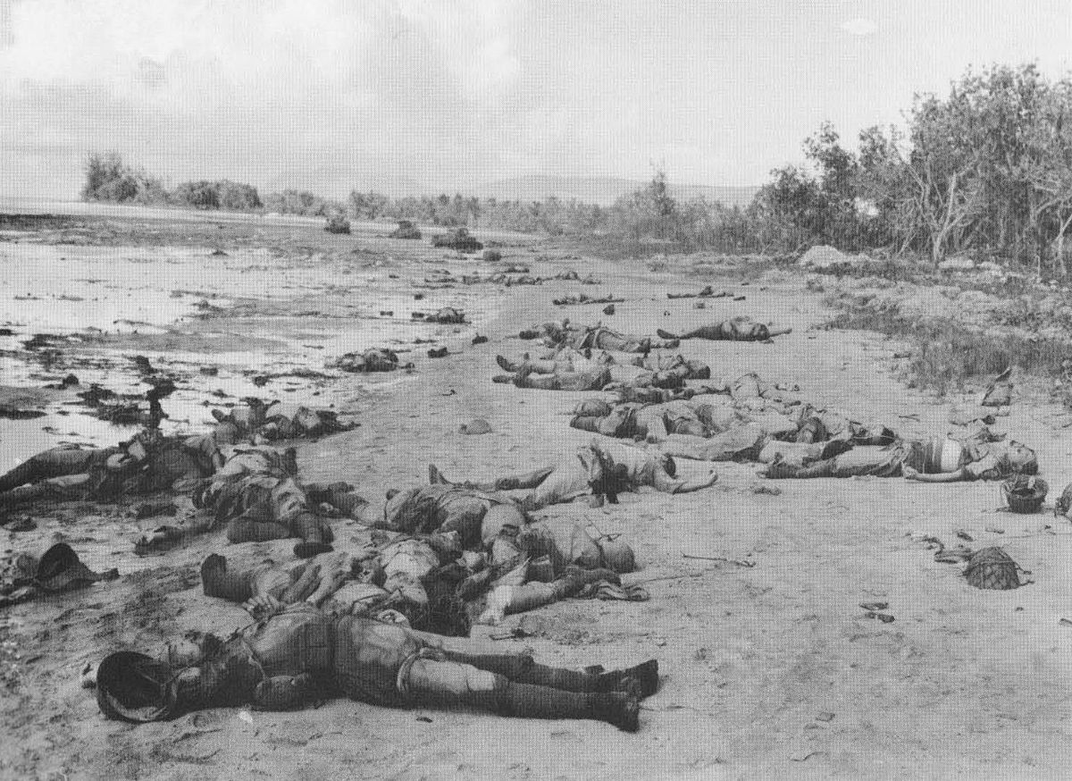 Fotos del campo de batalla de la Segunda Guerra Mundial