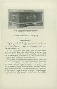 En artikel från tidskriften Fataburen (1917) som digitaliserats och delats av Nordiska museet.