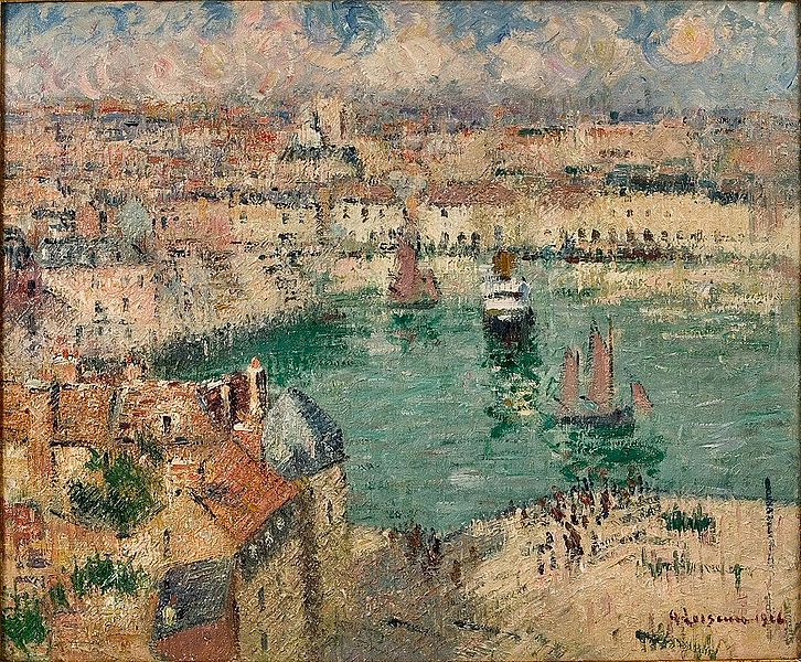 File:Gustave Loiseau - Port de Dieppe.jpg