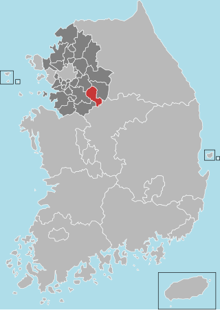 利川市在韩国及京畿道的位置