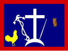 Flag of the revolutionaries from Chalkidiki during the Greek War of Independence