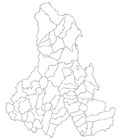 Mapa lokalizacyjna okręgu Harghita