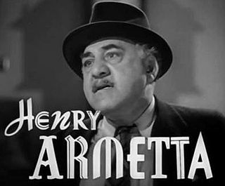 Henry Armetta Italian-American actor (1888–1945)