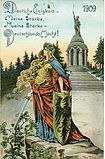 1909年の絵葉書。「ドイツの統一は私の力、私の力はドイツの力」