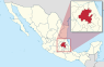Kart over Hidalgo