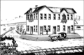 Hinds Hotel as illustrated in the Historical Atlas Map of Sonoma County California in 1877