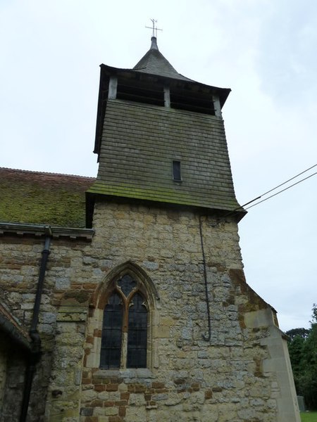 File:Holy Cross Hoggeston- "tower" - geograph.org.uk - 2594577.jpg