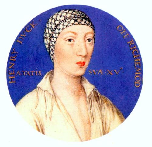 Henry FitzRoy, 1st Duke of Richmond and Somerset, Henry VIII's illegitimate son, 1534-5