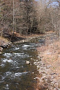 Hunlock Creek, ein wichtiger Bach in der Gemeinde Hunlock