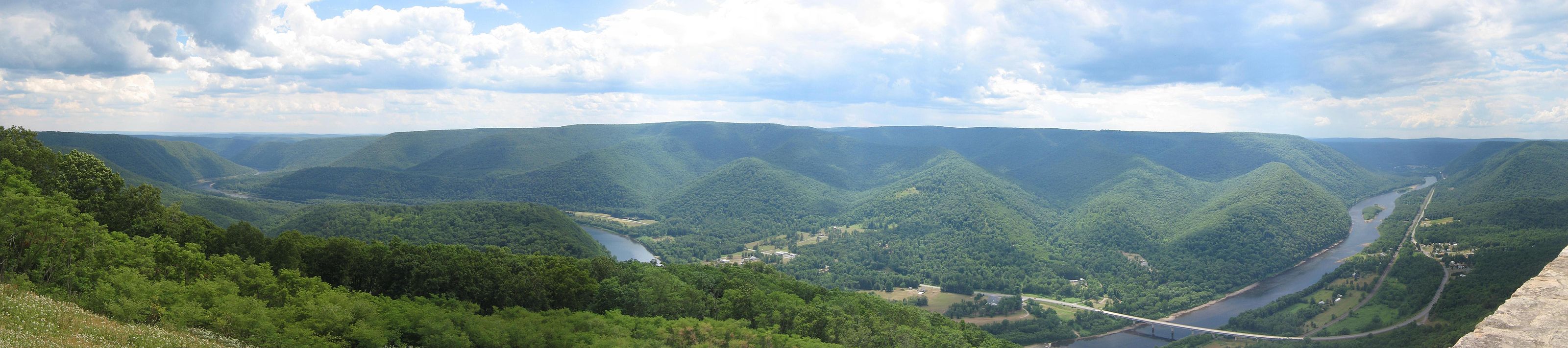 Государственном парке Саскуэханна. Hyner view State Park.