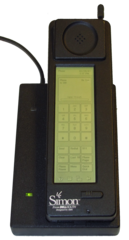 Image 6IBM Simon and charging base (1994) (from Smartphone)