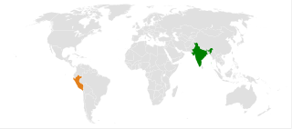<span class="mw-page-title-main">India–Peru relations</span> Bilateral relations