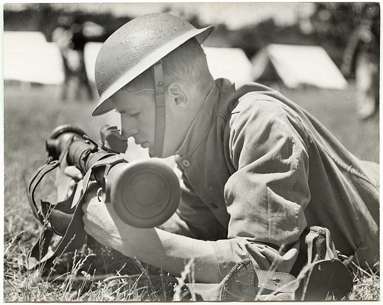 File:Inspection of the troops at Brighton Army Camp (c1950) (13704676035).jpg