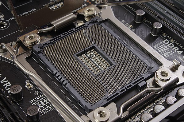 An LGA 2011-v3 socket