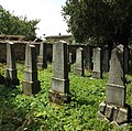 * Nomination Jewish cemetery in Přerov --T.Bednarz 14:56, 1 February 2018 (UTC) * Decline Sharpness so-so, it lacks perspective correction but the main problem is the sky, it is totally burnt and the trees around it are also affected --Poco a poco 17:50, 1 February 2018 (UTC)